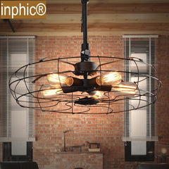 INPHIC-Loft RH 美式鄉村工業風簡約個性風風扇吊燈復古燈具