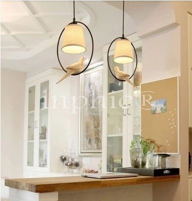 INPHIC-北歐藝術復古客廳臥室書房餐廳小鳥吊燈服裝店吧臺咖啡店吊燈壁燈 單頭吊燈