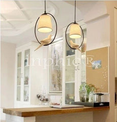 INPHIC-北歐藝術復古客廳臥室書房餐廳小鳥吊燈服裝店吧臺咖啡店吊燈壁燈 單頭吊燈