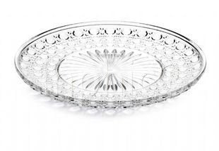 INPHIC-壓克力花底水果盤 甜品盤 小吃零食碟 透明糖果盤 瓜子碟 大款