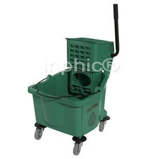 INPHIC-36升單桶拖地車拖把車搾水車清潔用品集水車拖桶