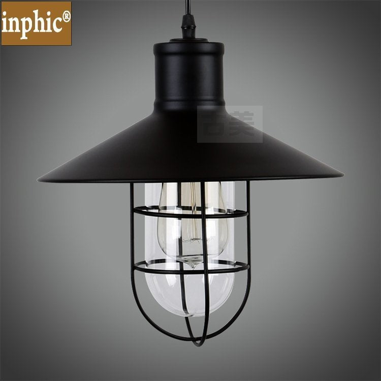 INPHIC-美式鄉村復古工業風格創意個性北歐吊燈鳥籠餐廳吧臺單頭倉庫吊燈