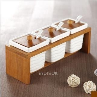 INPHIC-陶瓷調味罐歐式簡約廚具油壺骨瓷調味瓶鹽罐味精瓶方型