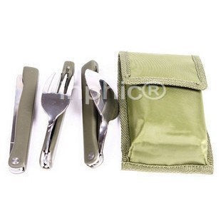 INPHIC-戶外旅行三寶 刀子 勺子 叉子 三件套不鏽鋼野炊組合餐具