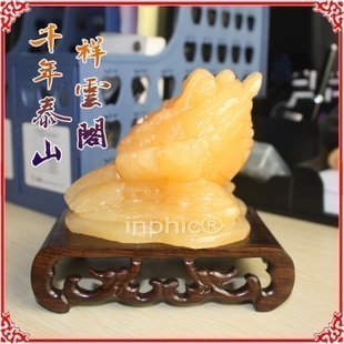 INPHIC-開運 開光金蟾擺件黃玉金蟾招財旺財家居擺件擺設工藝品家飾