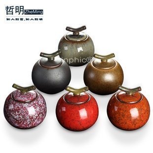 INPHIC-茶具 茶葉罐 窯變釉 密封 儲茶罐 茶罐 多色可選