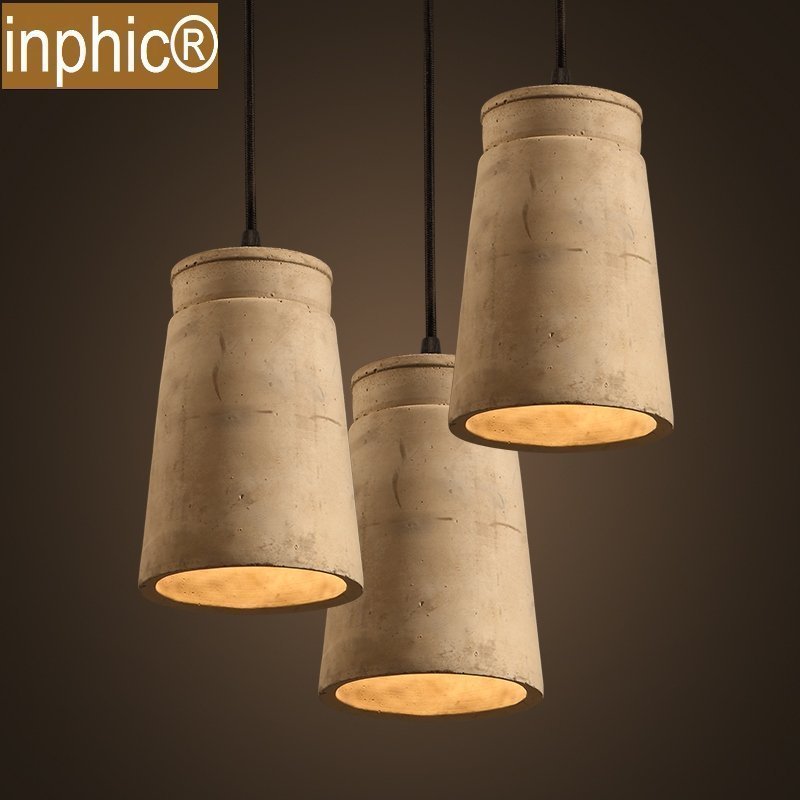 INPHIC-簡約吊燈創意個性餐廳咖啡店水泥吊燈