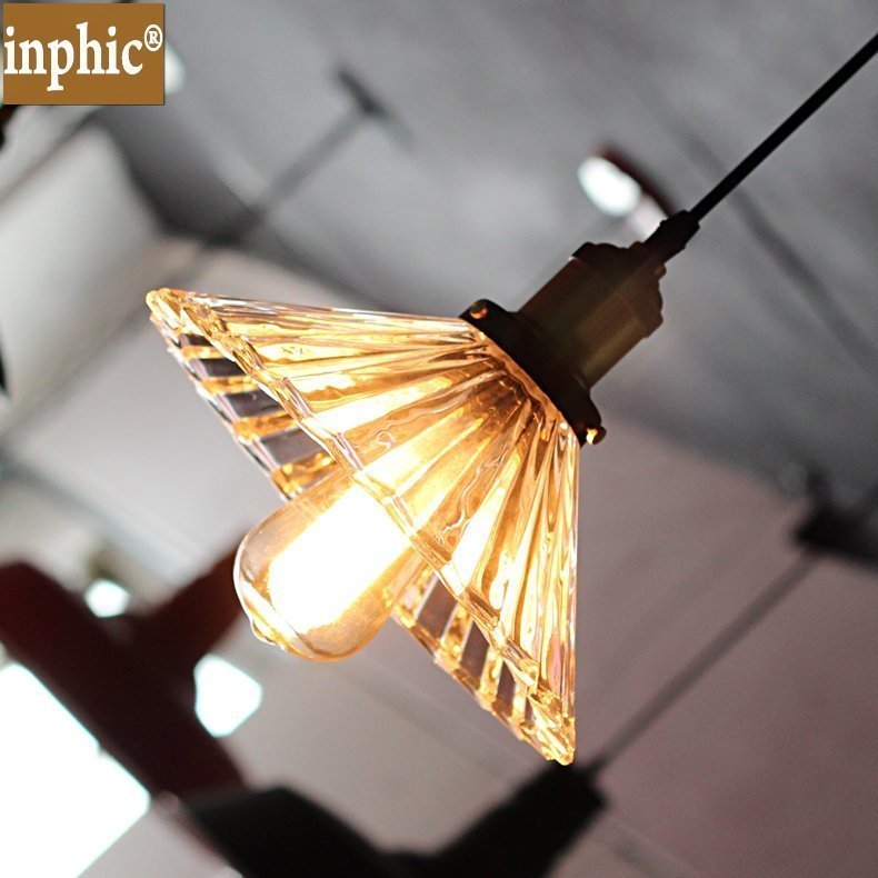 INPHIC-簡約玻璃吊燈創意花朵吊燈餐廳咖啡廳酒吧臺服裝店乳茶店裝飾燈