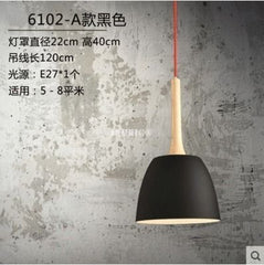 INPHIC-復古創意餐廳吊燈美式個性鐵藝咖啡廳火鍋店鍋蓋北歐木藝吧臺吊燈 14