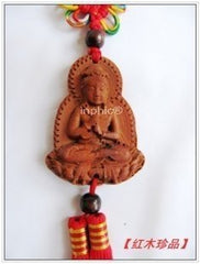 INPHIC-紅木工藝品紅檀木王母坐像汽車裝飾品包包吊掛件新奇特創意小