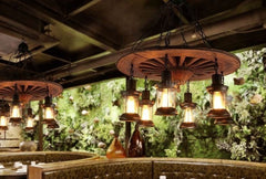 INPHIC-LOFT復古漫咖啡餐廳吧臺特色工業風美式鄉村創意個性船木裝飾車輪吊燈