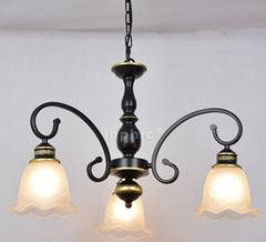 INPHIC- 歐式鐵藝美式鄉村吊燈 復古簡約 客廳餐廳臥室 三頭