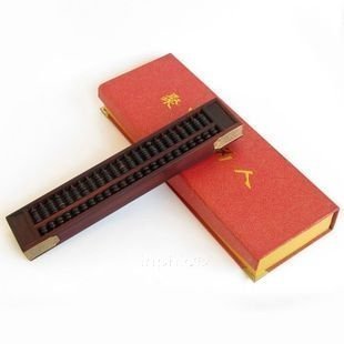 INPHIC-宗教 紫檀算盤木雕紅木工藝品 風水擺飾紅木算盤鎮紙