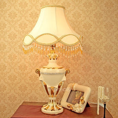 INPHIC-歐式檯燈 檯燈 陶瓷 臥室 床頭 燈 創意 奢華 家居擺飾 描金檯燈