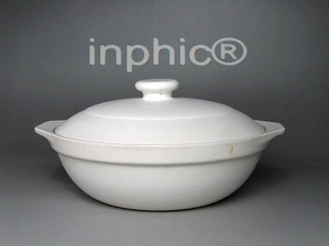 INPHIC-促銷紫玉金砂淺砂鍋煲仔飯煲湯 微波爐專用 白色