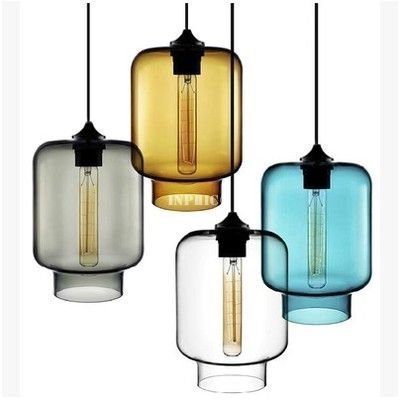 INPHIC-北歐吊燈咖啡廳燈具復古吧臺個性單頭金魚缸玻璃吊燈 2號