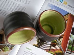 INPHIC-茶杯 綠色冰裂 酒杯 陶瓷杯 杯子 茶具  6入