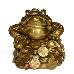 INPHIC-開運 精品開光純銅金蟾擺件 大款金蟾招財工藝品開業招財擺件