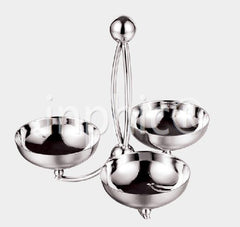 INPHIC-酒吧點心碟 點心架 不鏽鋼小吃碟 酒吧小吃碟 不鏽鋼果碟 16cm