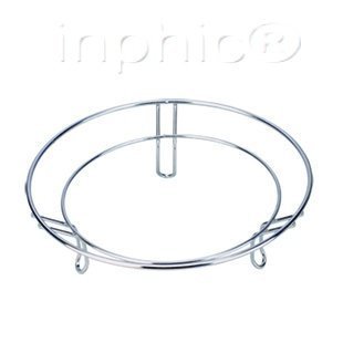 INPHIC-8吋鍋架圓形蒸架鍋架廚房隔熱煲架煲墊非不鏽鋼置物架5個兩包裝