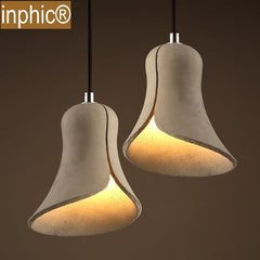 INPHIC-復古水泥喇叭吊燈設計工作室餐廳創意個性燈客廳過道咖啡館l吊燈