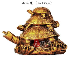 INPHIC-開運 開光銅三代龜 純銅母子龜 福祿壽三代龜 三龜賜福 銅烏龜輩輩富貴
