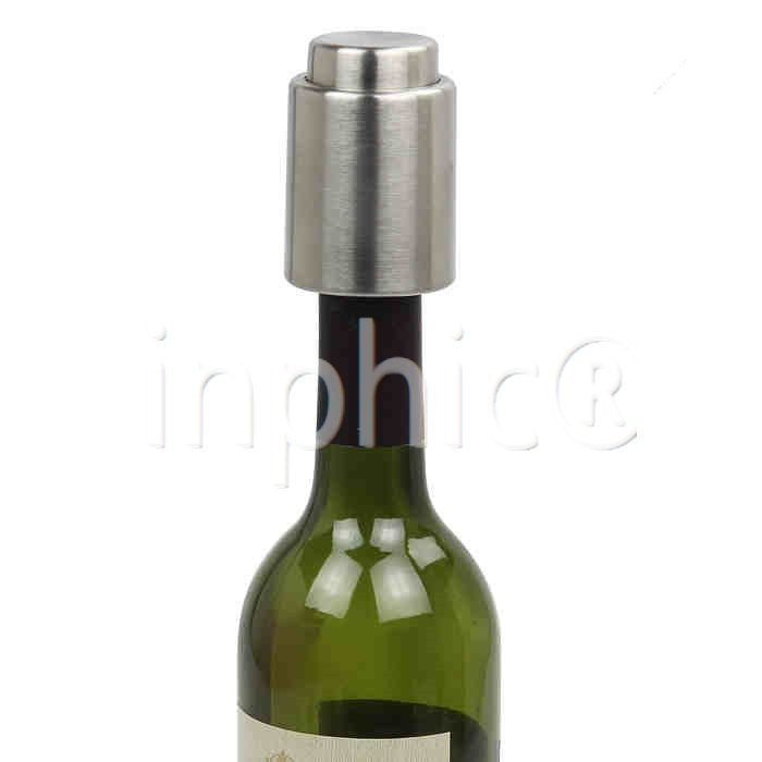 INPHIC-不鏽鋼 真空抽 葡萄酒真空塞 紅酒保鮮塞 紅酒塞 抽真空瓶塞