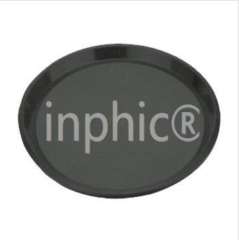 INPHIC-雙物料防滑托盤 速食托盤 茶水托盤咖啡色 點心托盤 黑色
