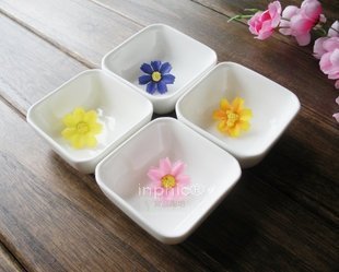 INPHIC-碟子 歐式純白陶瓷碟 醋碟味碟小布碟料理碟0.15kg  10入