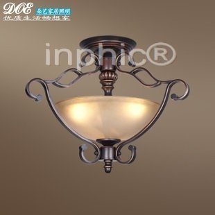 INPHIC-歐式吸頂燈臥室燈創意簡約美式鐵藝燈具客廳陽臺飾a