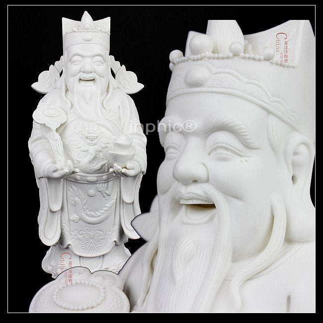 INPHIC-佛像 文財神爺佛像陶瓷喬遷禮品家居招財擺飾搬家禮物工藝品