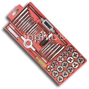 INPHIC-商用 營業 40件套絲錐板牙絲錐板牙套裝絲錐扳手絲錐絲攻