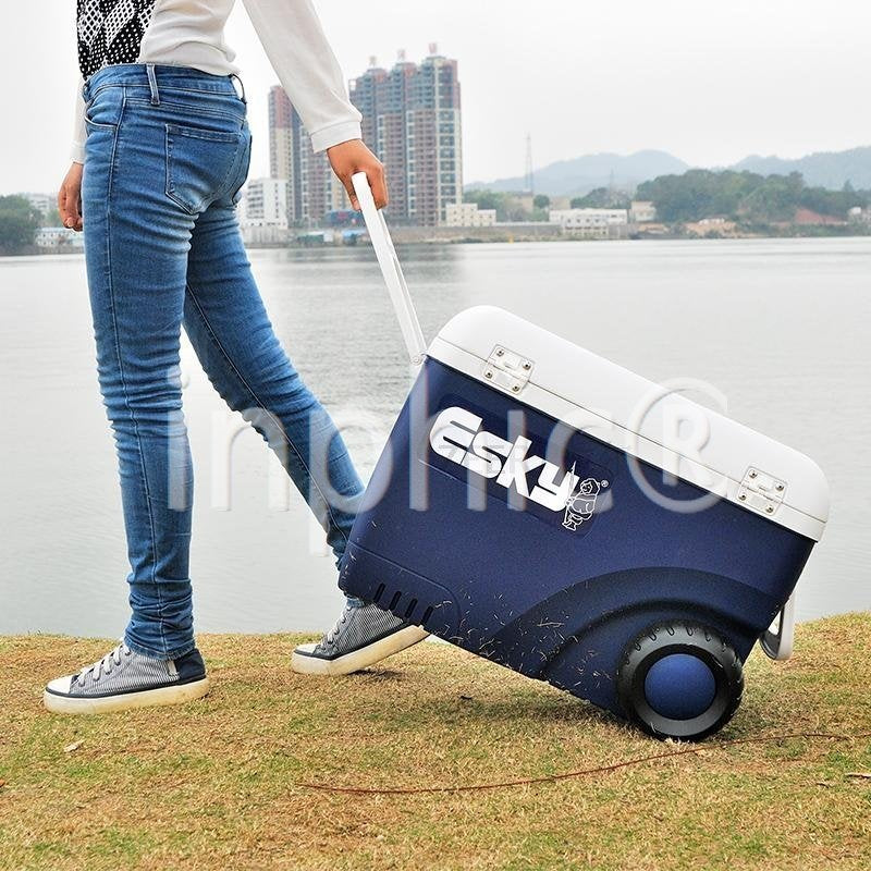 INPHIC-超大容量戶外保溫箱冷藏箱 車載商用送速食盒飯PU釣魚箱45L