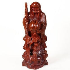 INPHIC-佛像 木雕壽星佛像紅木工藝品 壽星佬擺飾 祝壽 大款50