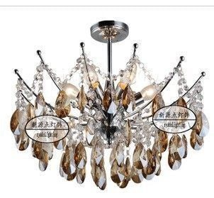 INPHIC-奢華干邑色水晶燈客廳吸頂臥室燈餐廳燈具燈玄關燈飾現代簡約