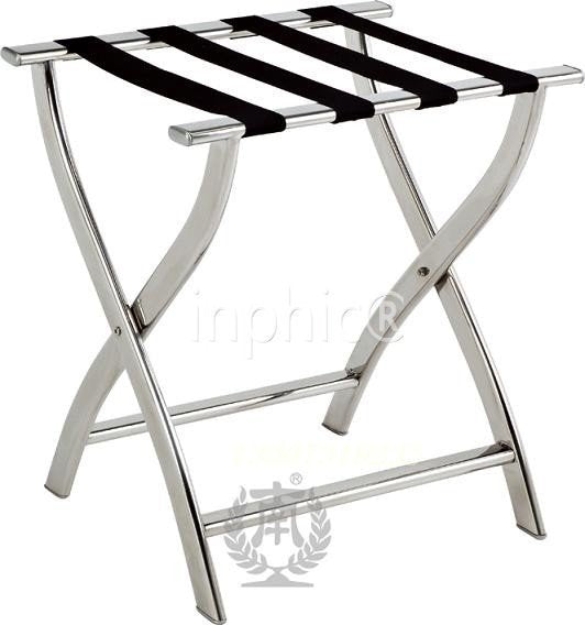 INPHIC-不鏽鋼行李架 可折疊經典歐式客房家用行李架置物架 鏡鋼