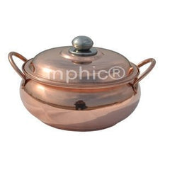 INPHIC-純銅 餐具 蒸鍋 紅銅湯鍋 銅鍋 22CM