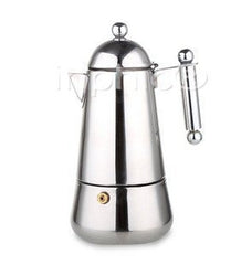 INPHIC-經典摩卡壺 不鏽鋼煮咖啡壺 歐式圓手柄款 4人份