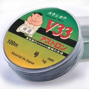 INPHIC-V33馬防咬線 100米盤 粗細自選 魚線