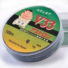 INPHIC-V33馬防咬線 100米盤 粗細自選 魚線