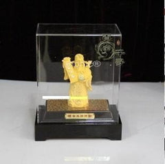 INPHIC-宗教 金玉財神 絨沙金工藝品 擺飾 家居裝飾品擺設 招財