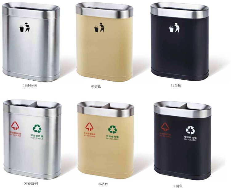 INPHIC-地鐵垃圾桶機場戶外分類環保不鏽鋼垃圾桶分類果皮桶 218A砂鋼