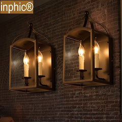 INPHIC-美式酒店復古走廊過道工業壁燈美式鄉村酒吧咖啡廳壁燈