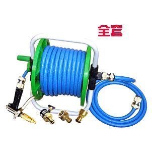 INPHIC-全金屬槍頭銅快接海蘭管帶水管車高壓洗車水槍15米20米