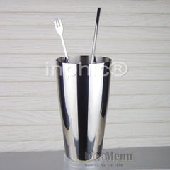 INPHIC-加厚不鏽鋼奶昔杯 調酒杯 調酒器 奶昔機通用 鋼杯練習瓶(4個)