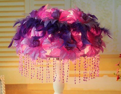 INPHIC-實木創意溫馨浪漫檯燈 現代時尚田園臥室床頭燈 奢華禮物燈