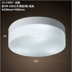 INPHIC-燈具日式現代簡約木紋書房臥室走廊玄關陽臺過道led圓形吸頂燈 4號