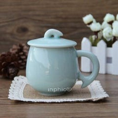 INPHIC-茶具 創意陶瓷杯子大款帶蓋辦公水杯泡茶杯保溫杯新品