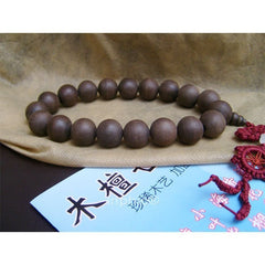 INPHIC-麻柳念珠佛珠 馬獅麟碳化木千年烏木陰沉木持珠 粒1.8cm