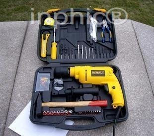 INPHIC-商用 營業 13mm萬能衝擊電鑽可打水泥瓷磚再送鑽頭